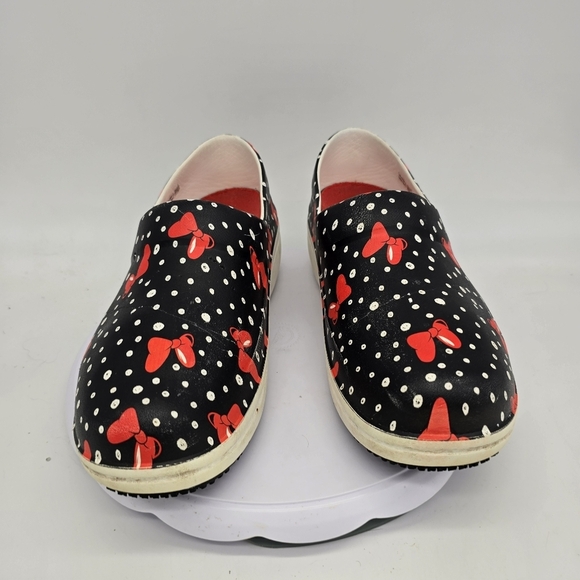 Crocs Shoe Women's 11 Minnie Mouse Neria Pro Ii Clogs Slip Resistant Work - Picture 8 of 8